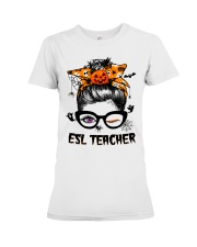 Esl Teacher Premium Fit Ladies Tee tile