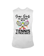 Tennis girl Sleeveless Tee tile
