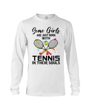 Tennis girl Long Sleeve Tee tile