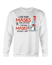 I will make Masks here or there Crewneck Sweatshirt tile