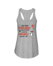 I will make Masks here or there Ladies Flowy Tank tile