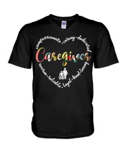 Caregiver V-Neck T-Shirt tile