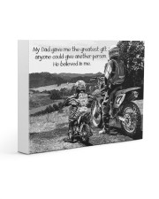 Thank you dad - Biker Gallery Wrapped Canvas Prints tile