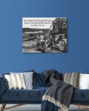 Thank you dad - Biker 20x16 Gallery Wrapped Canvas Prints aos-canvas-pgw-20x16-lifestyle-front-06