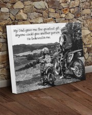 Thank you dad - Biker 20x16 Gallery Wrapped Canvas Prints aos-canvas-pgw-20x16-lifestyle-front-21