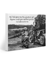 Thank you dad - Biker 20x16 Gallery Wrapped Canvas Prints front