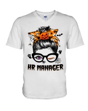 Hr Manager V-Neck T-Shirt tile