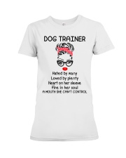 Dog Trainer Premium Fit Ladies Tee tile