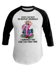 Flamingo Baseball Tee tile
