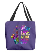 Saxophone All-Over Tote tile