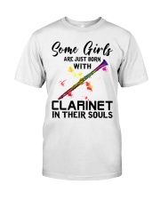 Clarinet girl Classic T-Shirt front