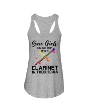 Clarinet girl Ladies Flowy Tank tile