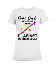 Clarinet girl Premium Fit Ladies Tee tile