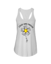 softball mom - loud and proud Ladies Flowy Tank tile