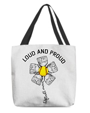 softball mom - loud and proud All-Over Tote tile