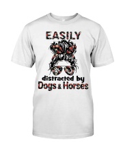 horse and dog Classic T-Shirt front
