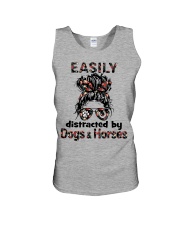 horse and dog Unisex Tank tile
