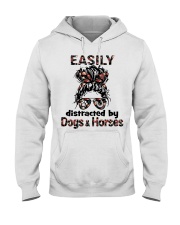 horse and dog Hooded Sweatshirt tile