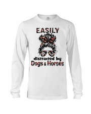 horse and dog Long Sleeve Tee tile