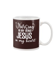Nursing In My Veins Jesus In My Heart Mug tile