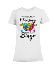 Nursing Bingo Premium Fit Ladies Tee tile