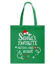 Santa's favorite Critical Care Nurse Tote Bag tile