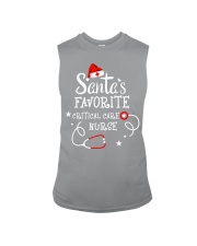 Santa's favorite Critical Care Nurse Sleeveless Tee tile
