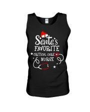 Santa's favorite Critical Care Nurse Unisex Tank tile