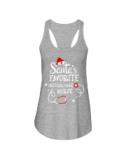 Santa's favorite Critical Care Nurse Ladies Flowy Tank tile