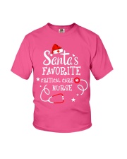 Santa's favorite Critical Care Nurse Youth T-Shirt tile
