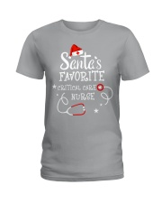 Santa's favorite Critical Care Nurse Ladies T-Shirt tile