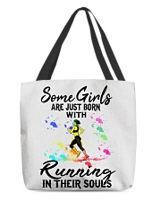 Running Girl All-Over Tote tile