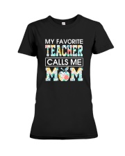 TEACHER MOTHER Premium Fit Ladies Tee tile