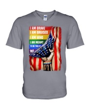 Pride flag V-Neck T-Shirt tile