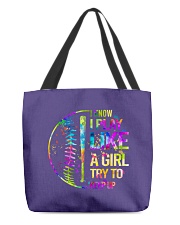 Softball All-Over Tote tile