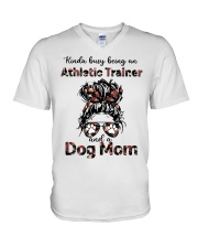 Athletic Trainer V-Neck T-Shirt tile