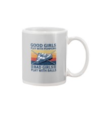 Bad girls play with balls Mug tile