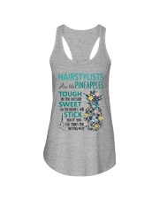 Hairstylists are like pineapples Ladies Flowy Tank tile