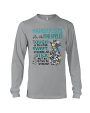 Hairstylists are like pineapples Long Sleeve Tee tile
