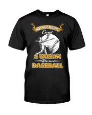 Woman who loves baseball Classic T-Shirt tile