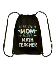 Math Teacher mom Drawstring Bag tile