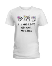 Drums and Beer Ladies T-Shirt tile