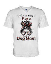 Para V-Neck T-Shirt tile