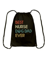 Best Nurse Dog Dad Ever Drawstring Bag tile