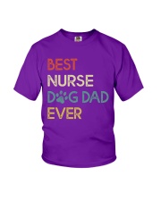 Best Nurse Dog Dad Ever Youth T-Shirt tile