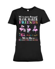 Mask Maker Friends Premium Fit Ladies Tee tile