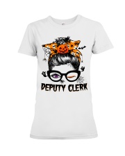 Deputy Clerk Premium Fit Ladies Tee tile