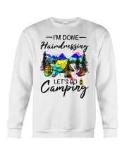 Hairdressing Camping Crewneck Sweatshirt tile