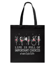 Hair Stylist Tote Bag tile
