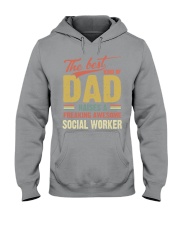 The best kind of dad raises a Social Worker Hooded Sweatshirt tile
